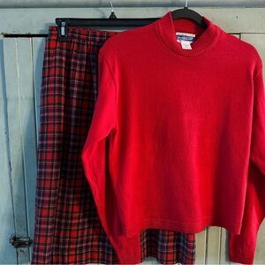 Vintage Pendleton MacInnes Tartan Wool Skirt Made in USA Plaid Midi Size Unknown